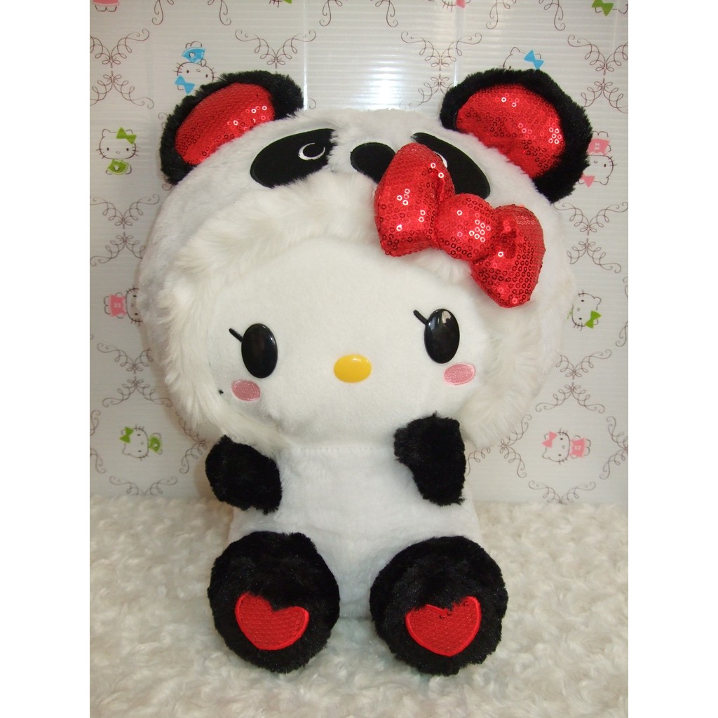 hello kitty panda plush