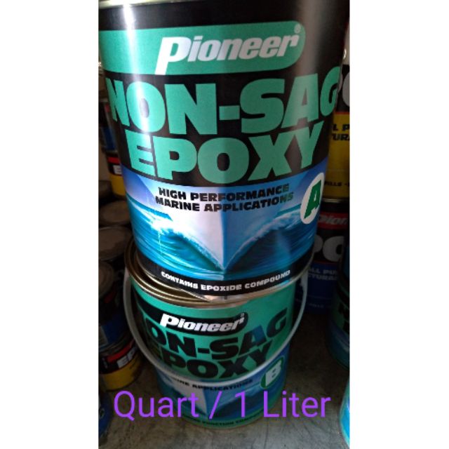 Pioneer Non Sag Epoxy Quart / 1 Liter | Shopee Philippines