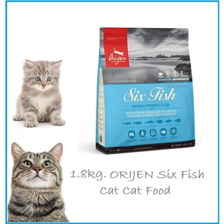 1.8kg ORIJEN Six Fish Cat Cat Food KE^e