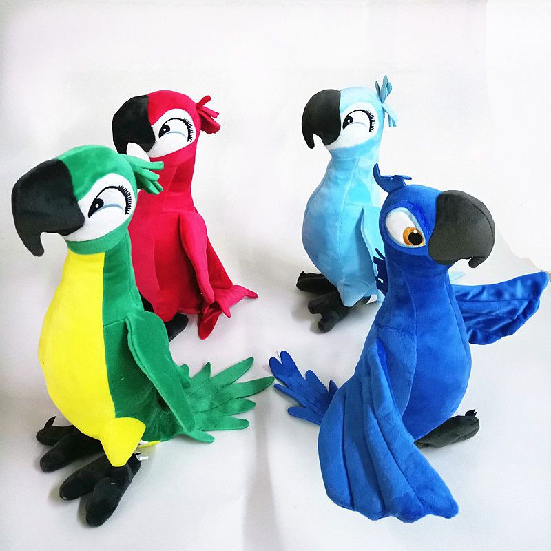 In Stock 30cm Rio Movie Plush Toy Parrot Bird Stuffed Animal Doll Soft For Kid Gift Toys Shopee Philippines - tweet bird plushie roblox