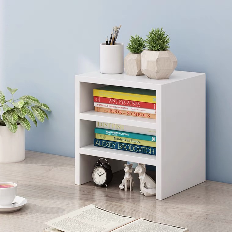 Sanxun Computer Pad High Table Small Book Shelf Desk Surface Storage Rack Monitor Heightened Base
