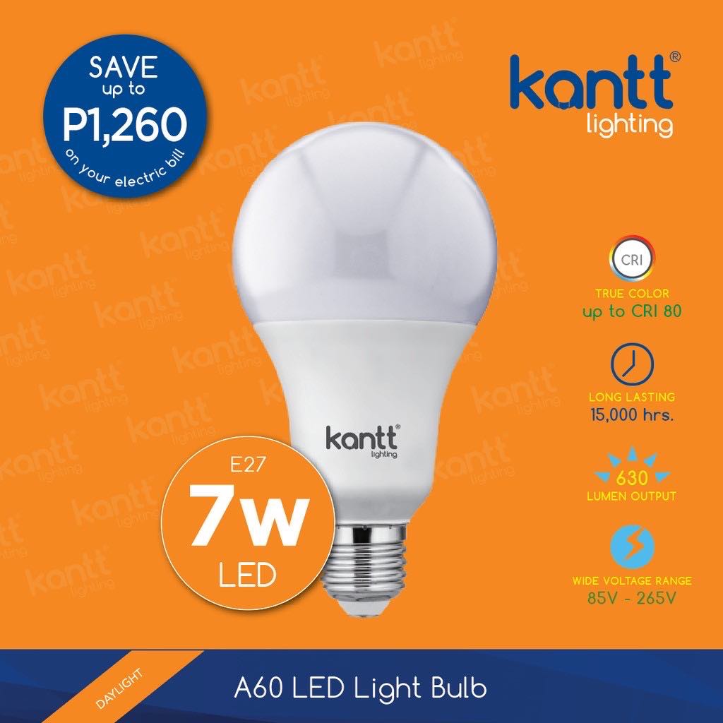 Kantt Lightning Classic LED Bulb 7 Watts Daylight | Shopee Philippines