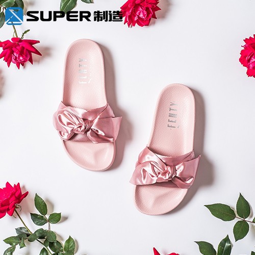 fenty slides pink