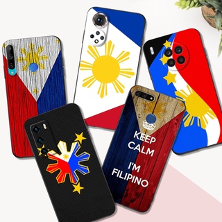 Case For huawei P30 lite Pro Nova 4e Phone Back Cover Soft Silicon Black Tpu Philippines Flag Filipino