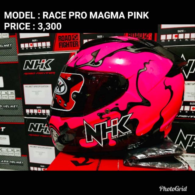 Nhk Helmet Race Pro Magma Shopee Philippines