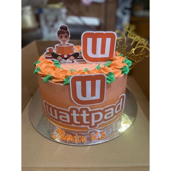 Wattpad Theme Cake and Cupcake Topper | Shopee Philippines