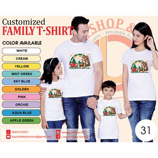 Christmas & New Year Family Shirt (sublimation) sold per set