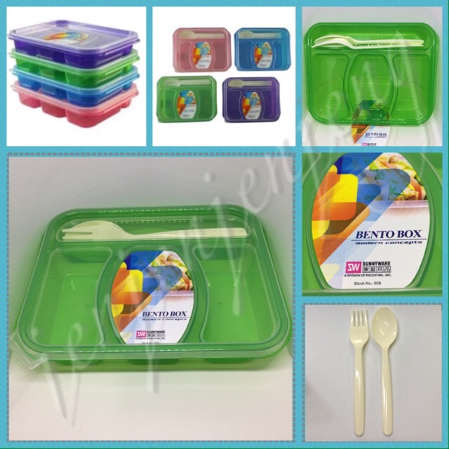 Bento Box Lunch Box Sunnyware Shopee Philippines