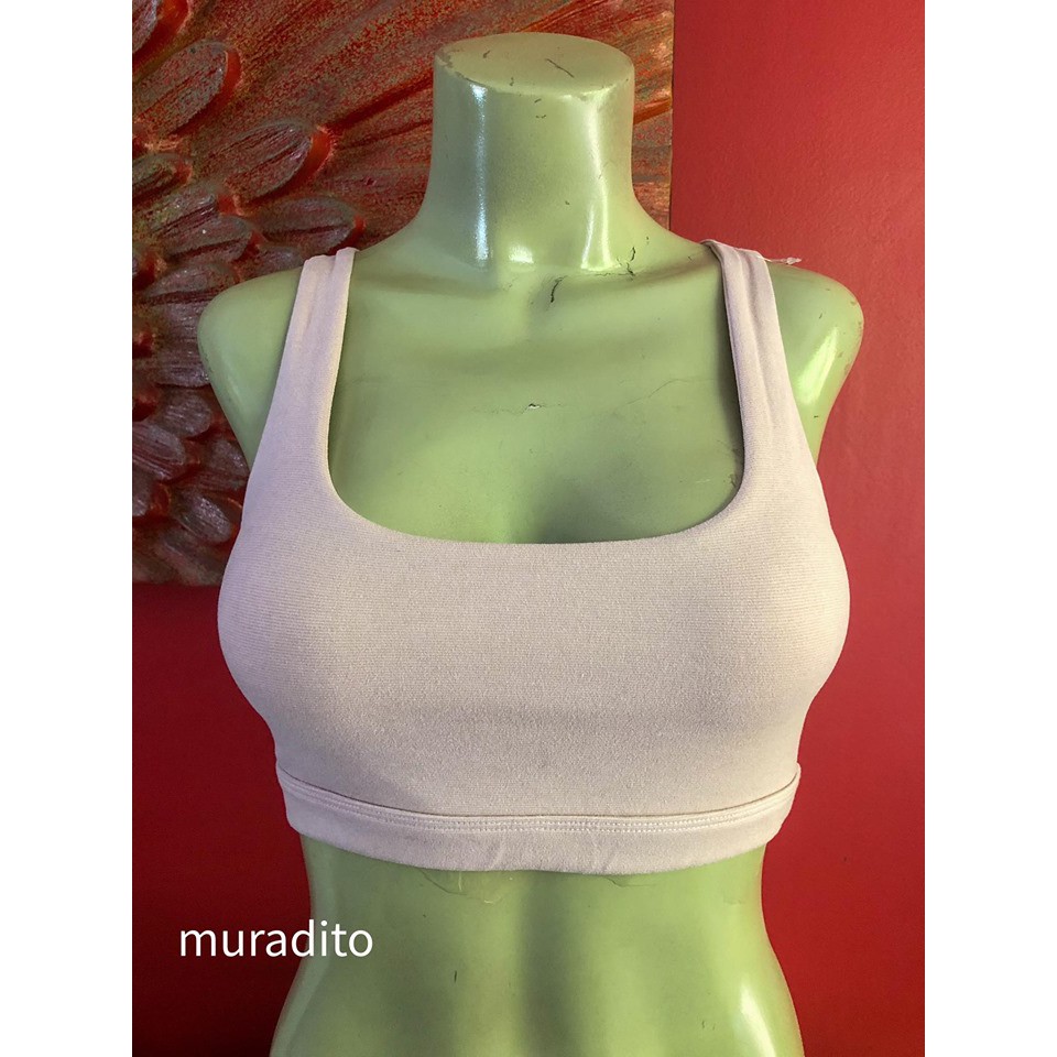 cotton spandex sports bra