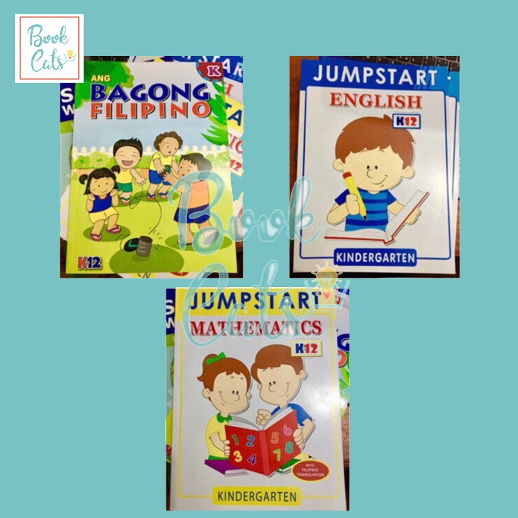 KINDERGARTEN WORKBOOKS - Filipino, English & Math | Shopee Philippines