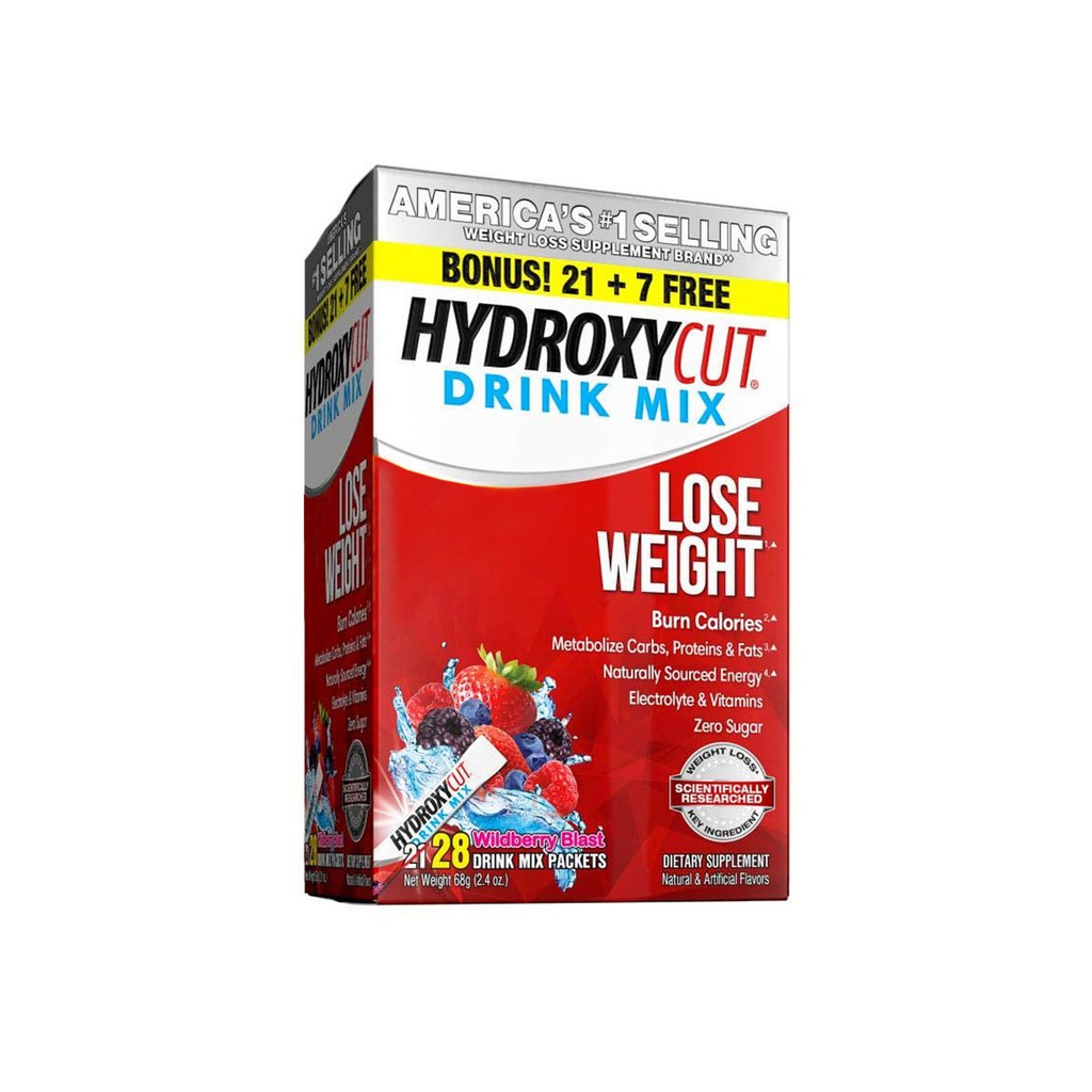 HYDROXYCUT Drink Mix Wild Berry (21 Packets) Shopee Philippines