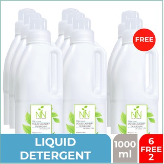 Nature to Nurture Liquid Laundry Detergent 1000ml Buy 6 FREE 2