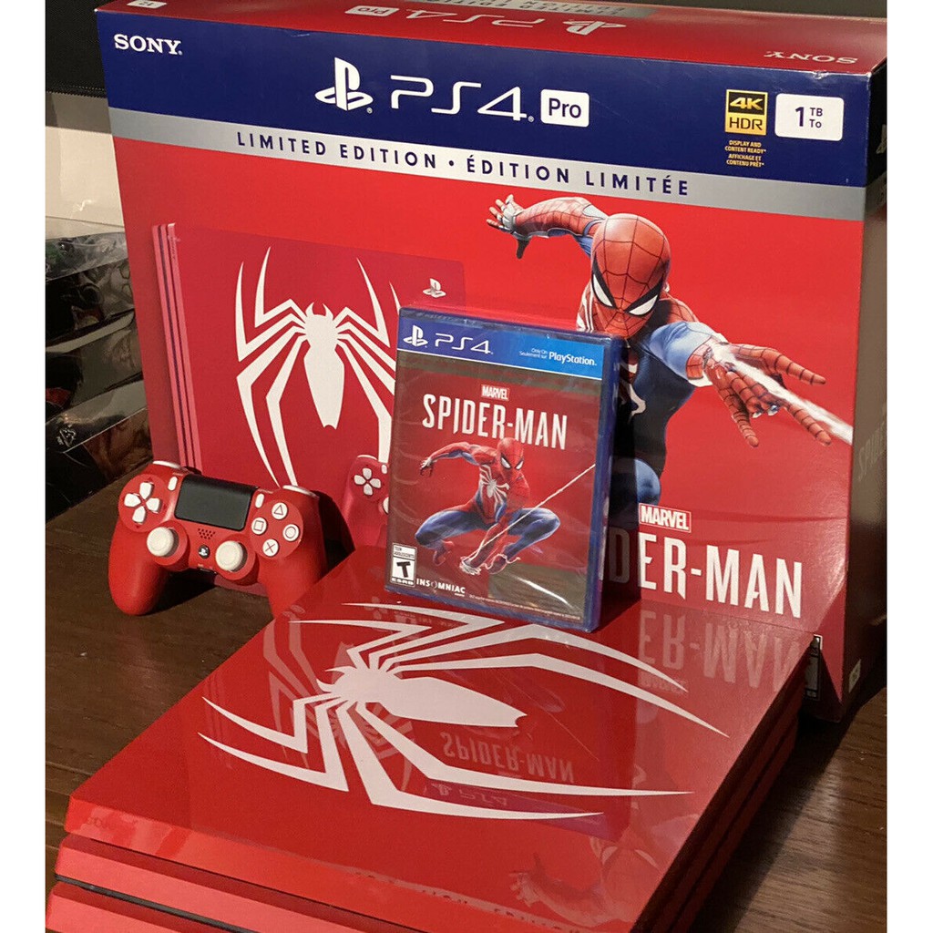 ps4 pro 1tb spider man