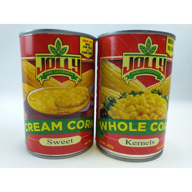 Jolly Whole & Cream Corn 425G Shopee Philippines