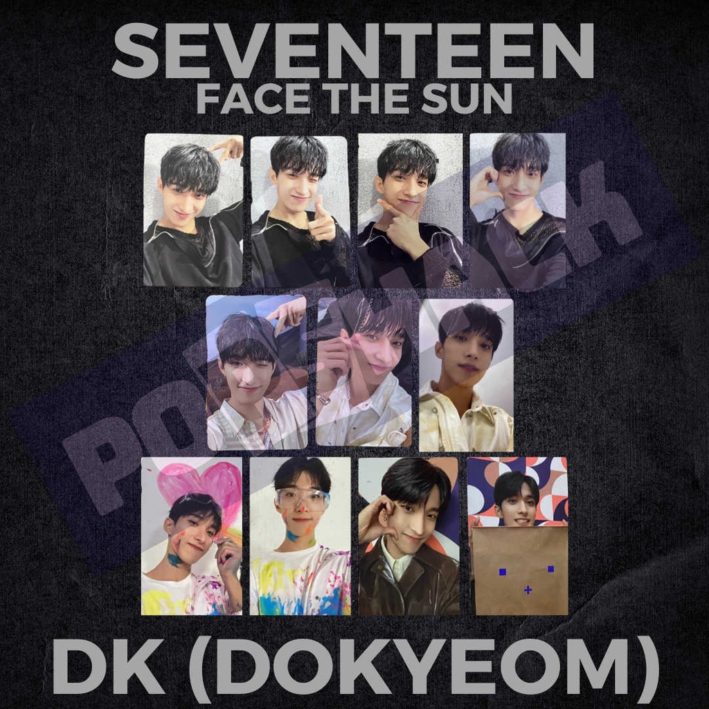 SEVENTEEN SVT - Face the Sun Official Album Random PC and Carat Ver Selfie  Photocard - DK | Shopee Philippines