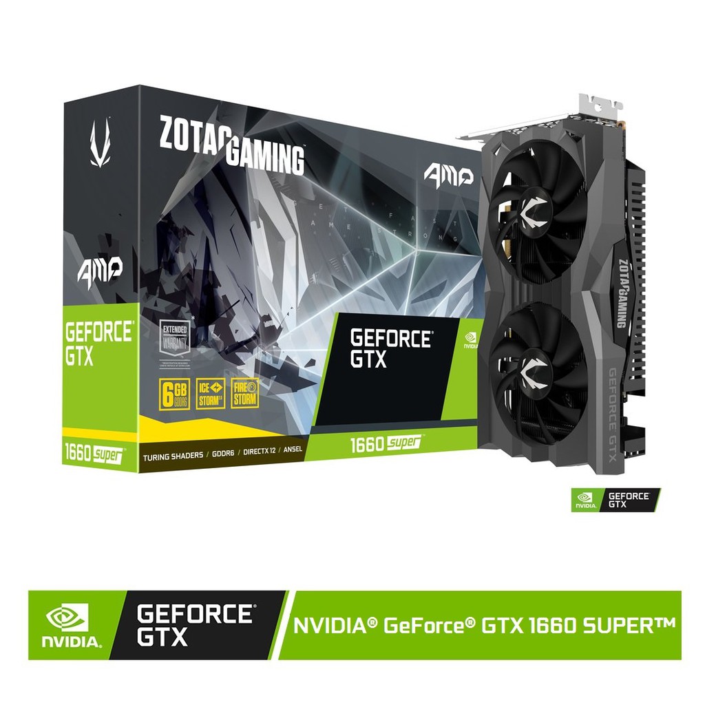 Zotac Gaming GeForce® GTX 1660 SUPER™ AMP Edition 6GB Graphic Card ...