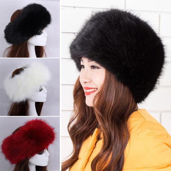 winter fluffy hats