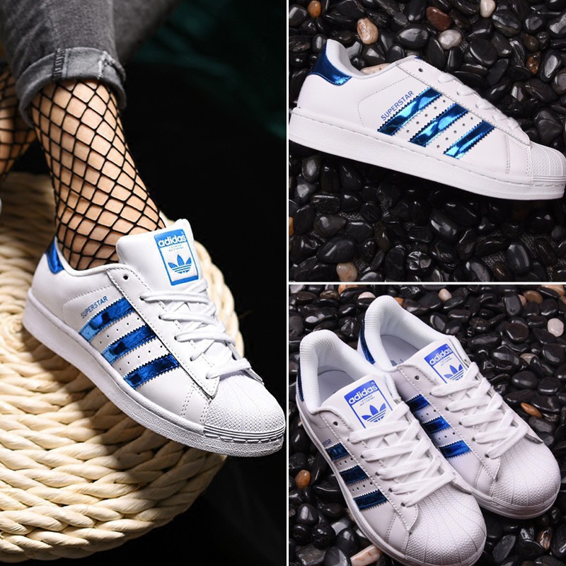 adidas blue casual shoes