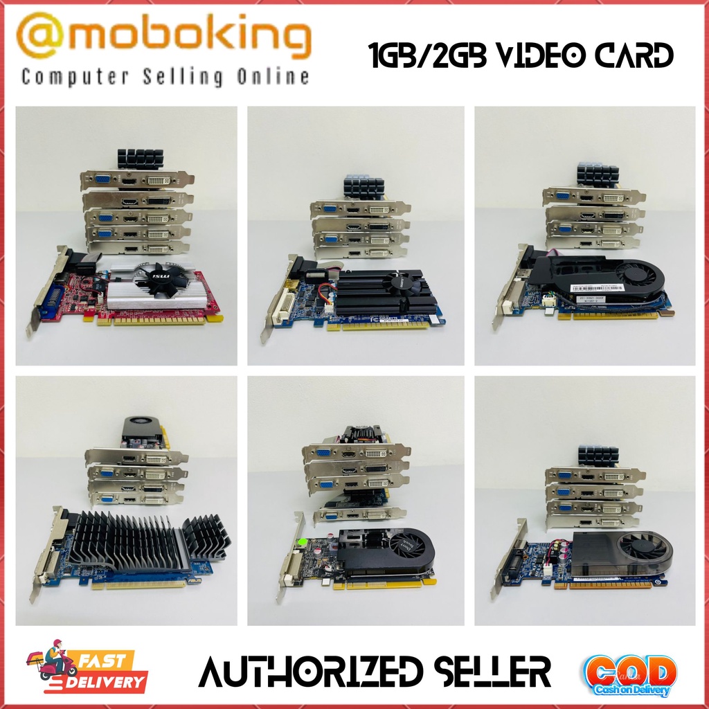 LOW PROFILE GRAPHICS CARD 1GB and 2GB 64BIT VIDEOCARD FOR PC Desktop CPU | MoBoKing #9