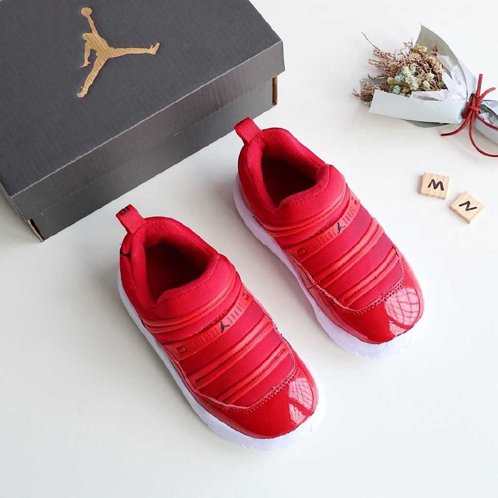 jordan 11 toddler red