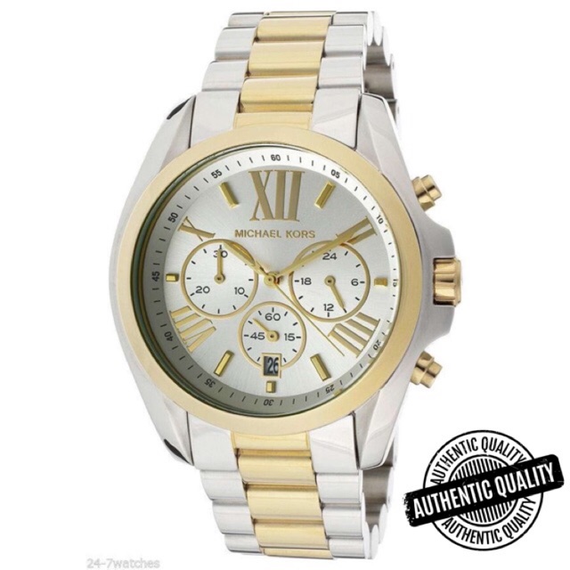 mk two tone women's watch