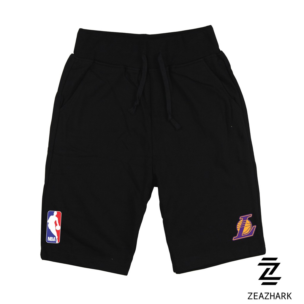 lakers sweat shorts