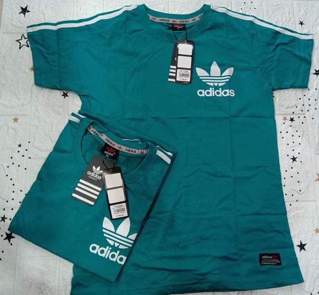 teal adidas shirt