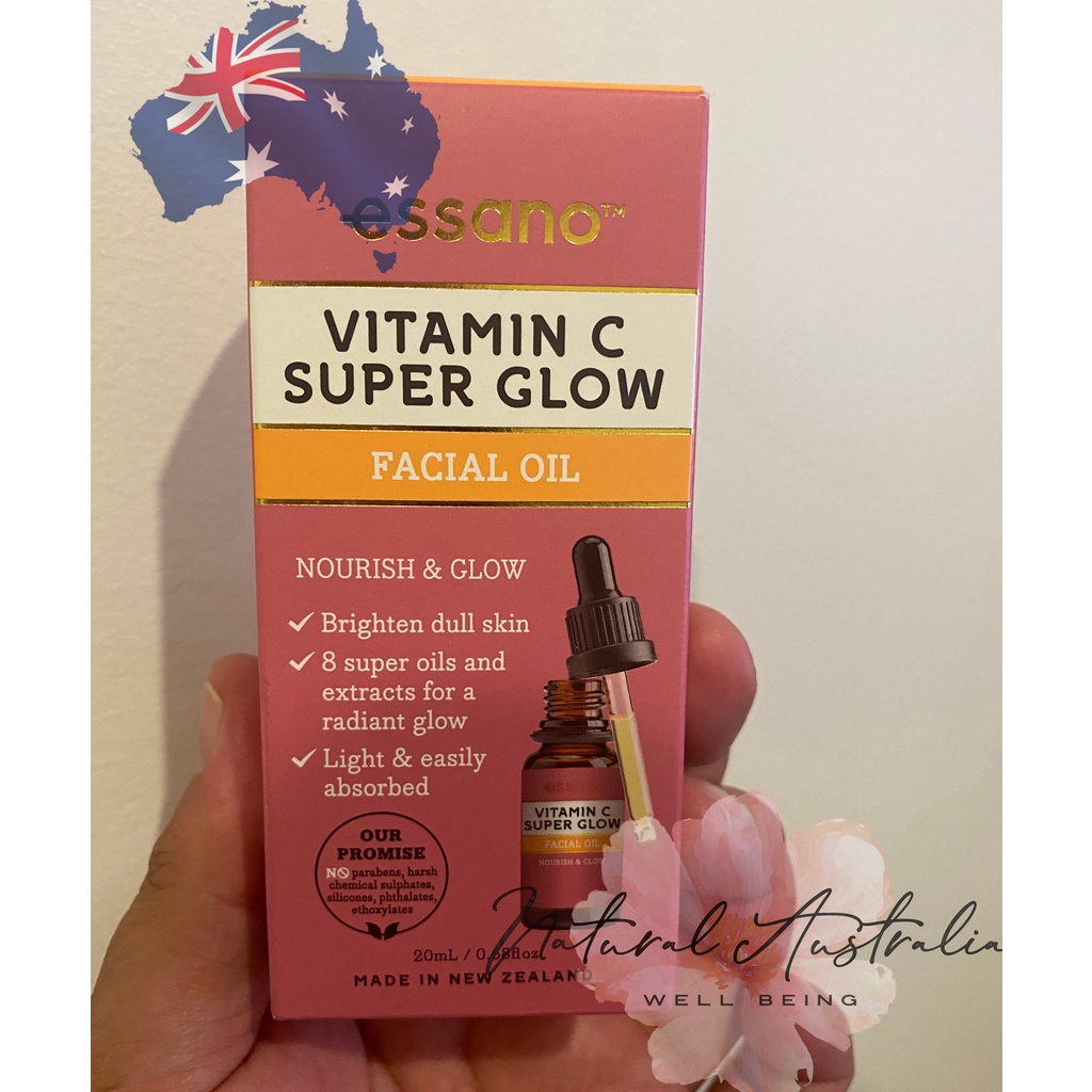 Essano Vitamin C Super Glow Facial Oil 20ml Imported from Australia