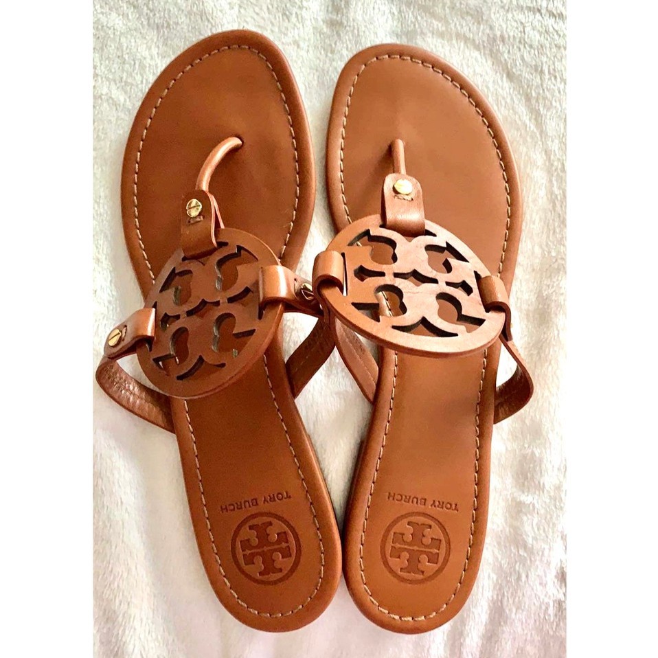 Tory Burch Miller Sandals Leather for Women (Canada) | Shopee Philippines