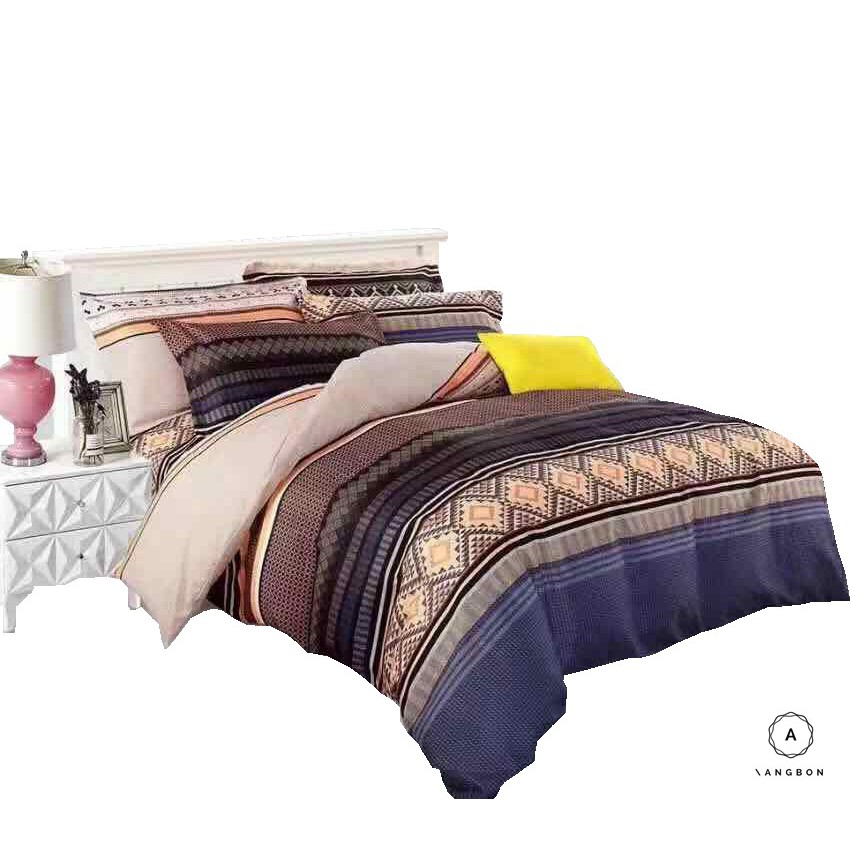 Angbon 3in1 Twin Size Bedding Bed Sheet Set 48"x75"+7.8" Fitted