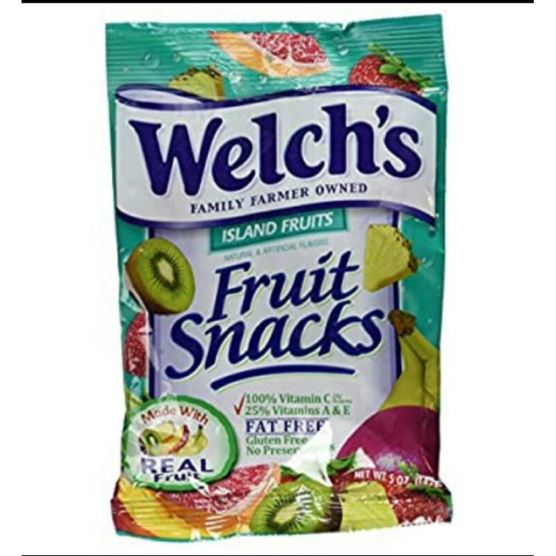 WELCH'S FRUIT SNACK, ISLAND FRUITS, 142G Shopee Philippines