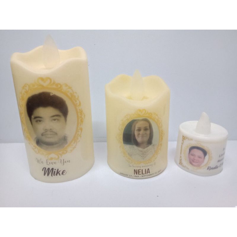PERSONALIZED LED CANDLE Shopee Philippines