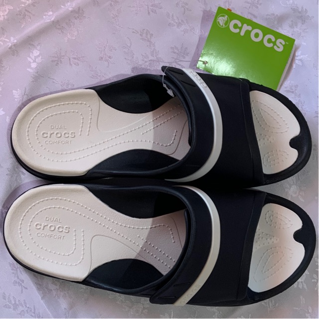 dual crocs comfort shoes