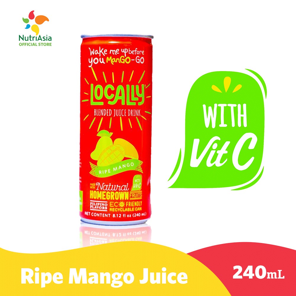 Locally Ripe Mango 240 ml Shopee Philippines