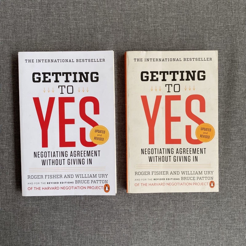 Getting to Yes Book by Roger Fisher and William Ury Shopee Philippines
