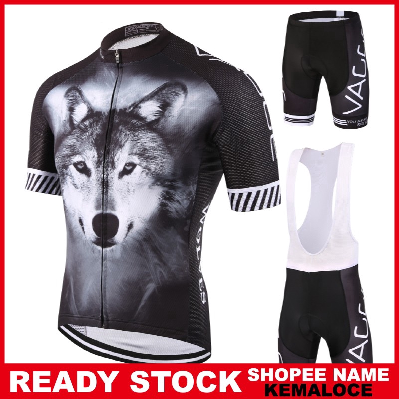 black cycling kit