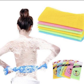 Back Strap Bath Shower Body Sponge Scrubber Spa Brush Body Scrub (Random Color) #1