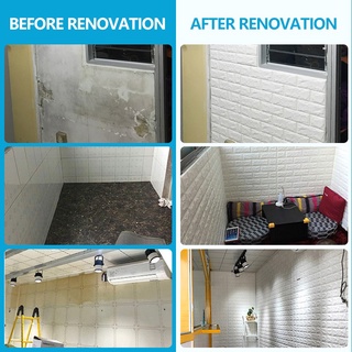 3D wallpaper Foam Bricks wall paper adhesive wall decor Waterproof Sticker backround wall design #6