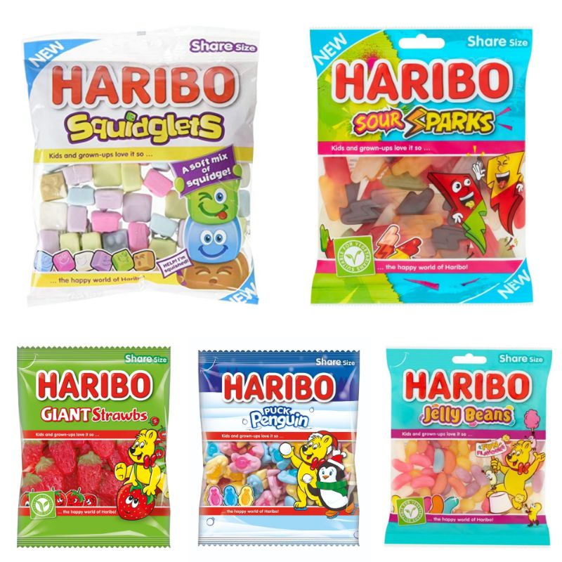 Haribo Gummy Candy - Assorted Flavours | Shopee Philippines