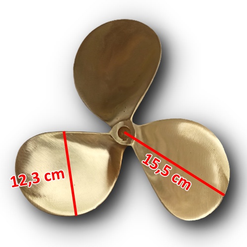 L 500 Brass Boat Propeller / Propeller Asian Propeller Shopee