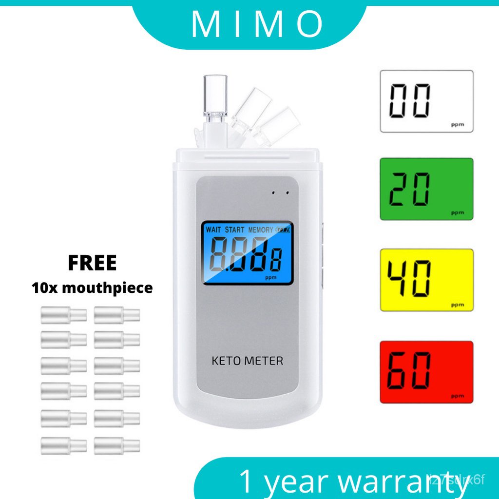 MIMO Ketone Breath Meter Test Keto Breath Test Meter Ketosis Test