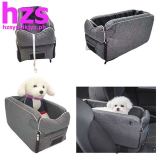 Car Armrest Box Pet Carrier Seat Nonslip for Dog Bags Outdoor Travel                    I1I1PH