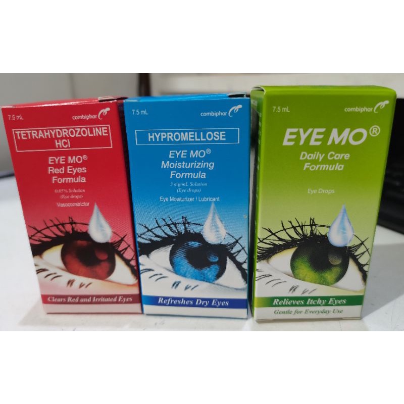 EYEMO MOISTURIZING/RED EYES/DAILYCARE 7.5ML EYEDROPS Shopee Philippines