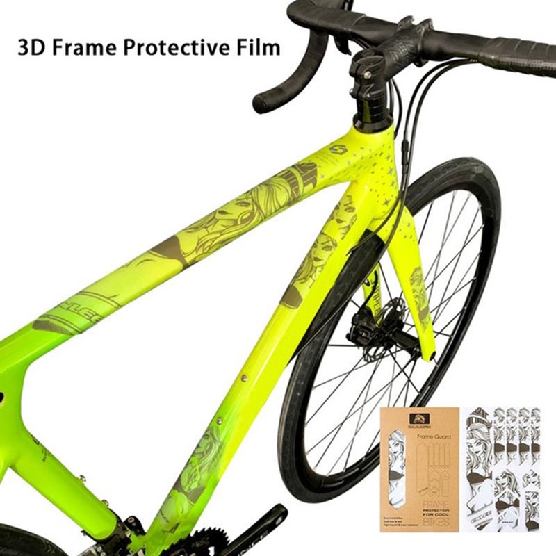 UV4332 Bicycle Frame Protective Film Decal Sticker for Mountain Bike 