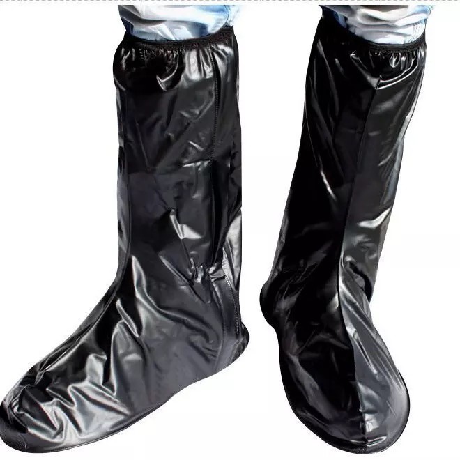 Special High quality thick long zipper style rain boots shoe cover 100% ...