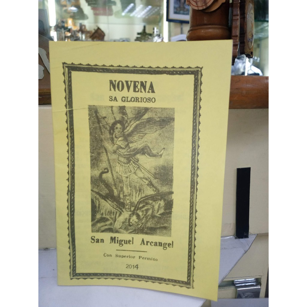 Novena booklet ni San Miguel Arcangel Sr. San Miguel Arkanghel
