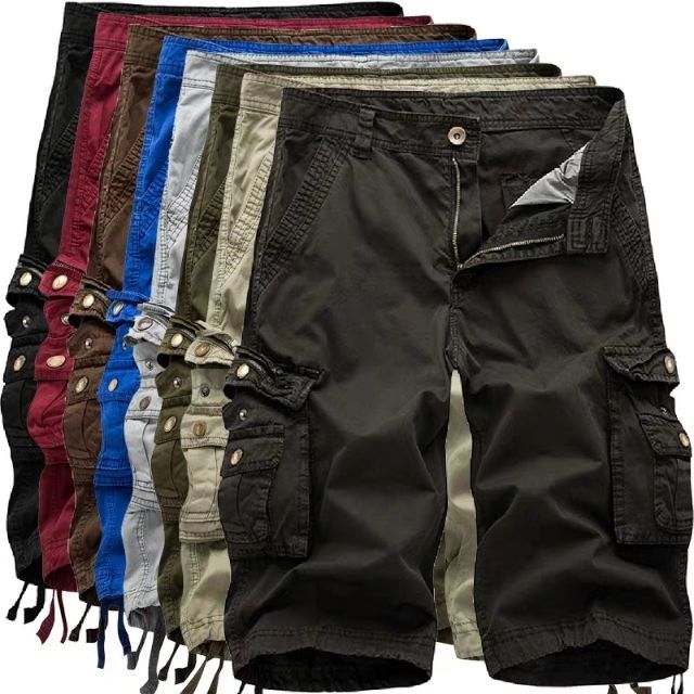 six pocket cargo shorts