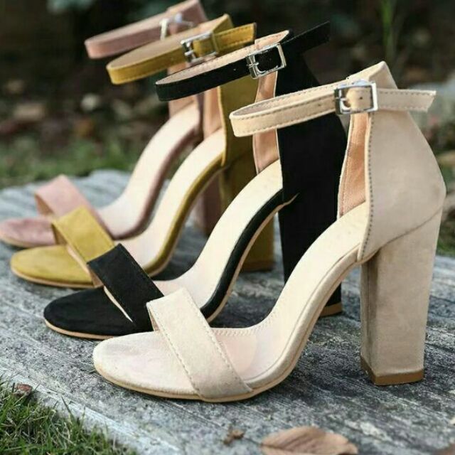 stylish block heels