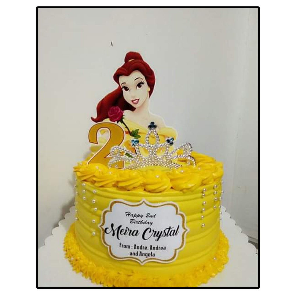 Belle In Beauty The Beast Cake Topper Shopee Philippines