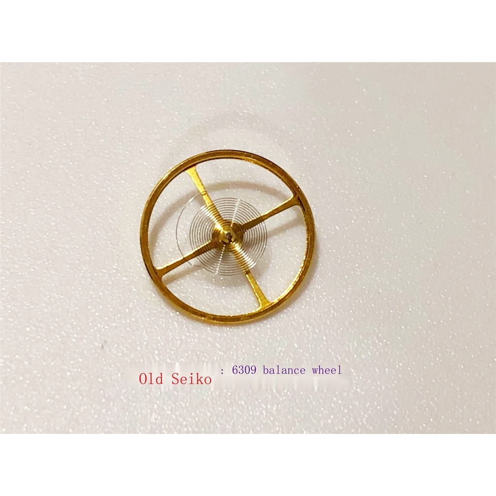 Watch movement accessories 6309 balance wheel old Seiko full pendulum hairspring watch movement bala